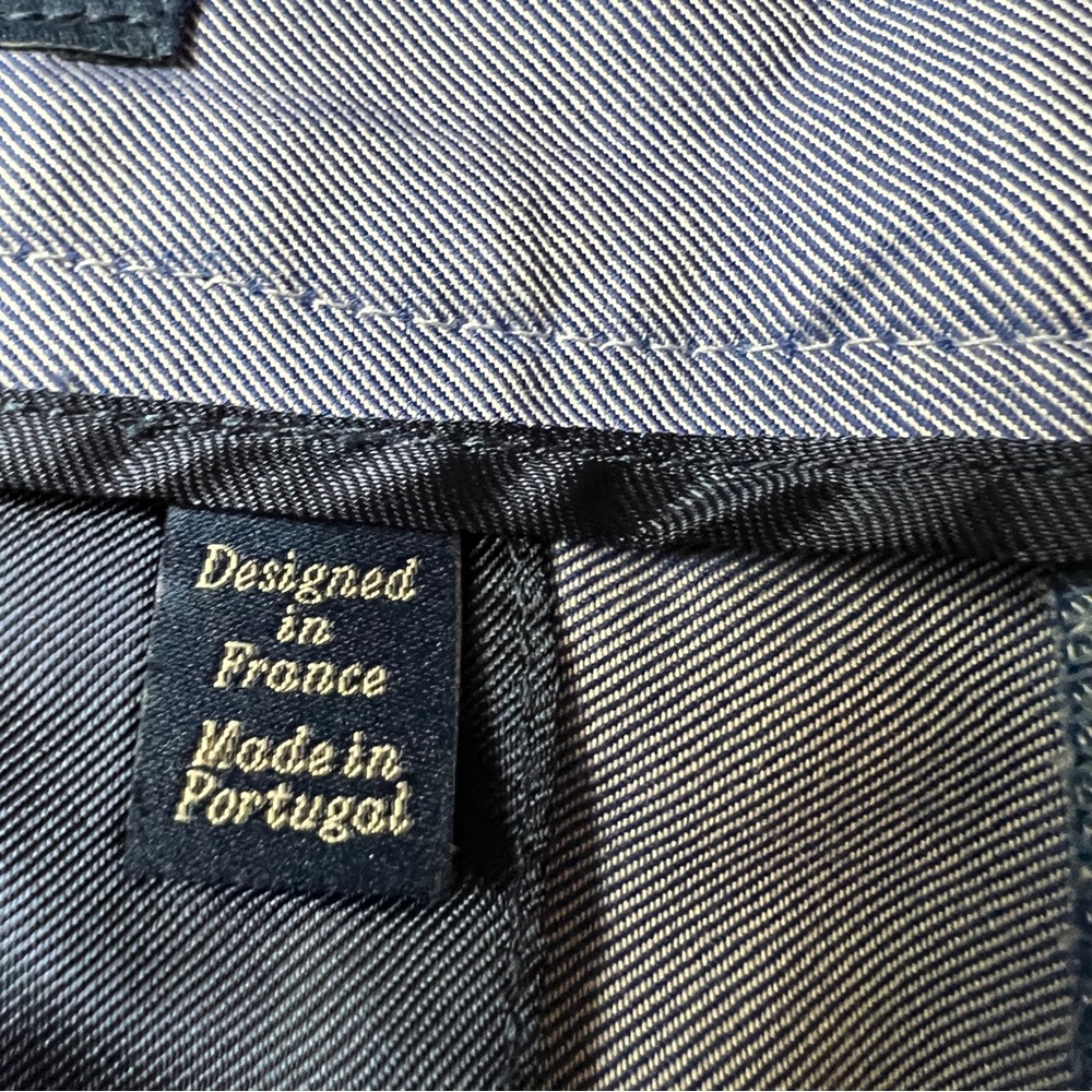 Faonnable Sky Blue Multi- Button Front Pants - image 7